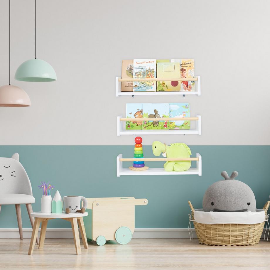 Northix Regalwände für Kinder, 3er-Pack  
