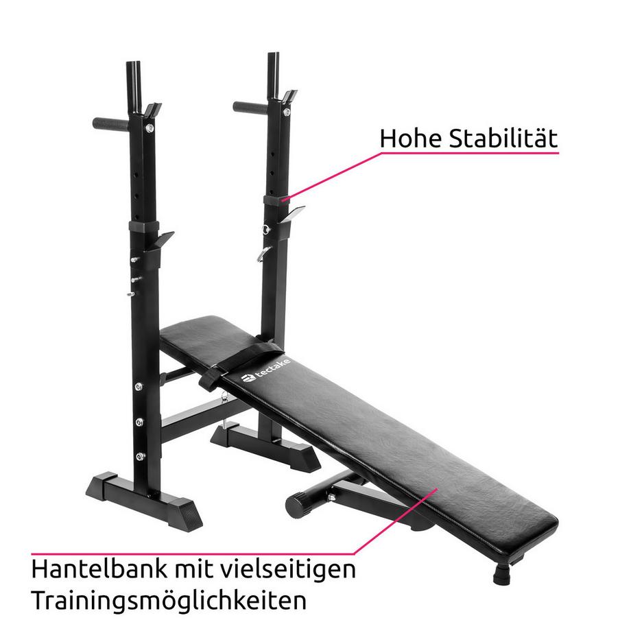 Tectake  Panca fitness   pieghevole 