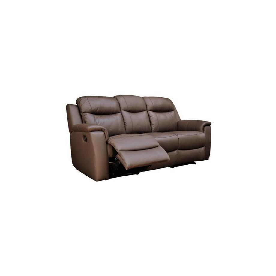 Vente-unique Canapé 3+1 places relax EVASION en cuir  