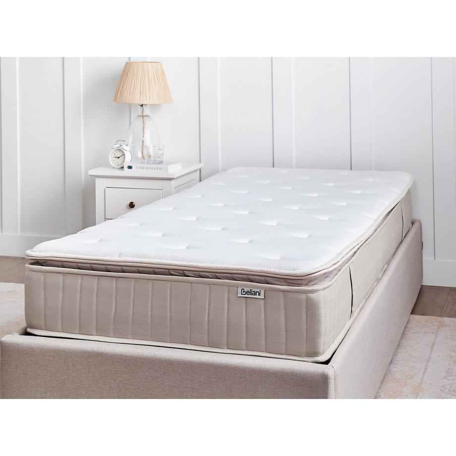 Beliani Materasso a molle insacchettate in lattice en Molle insacchettate DAYDREAM  