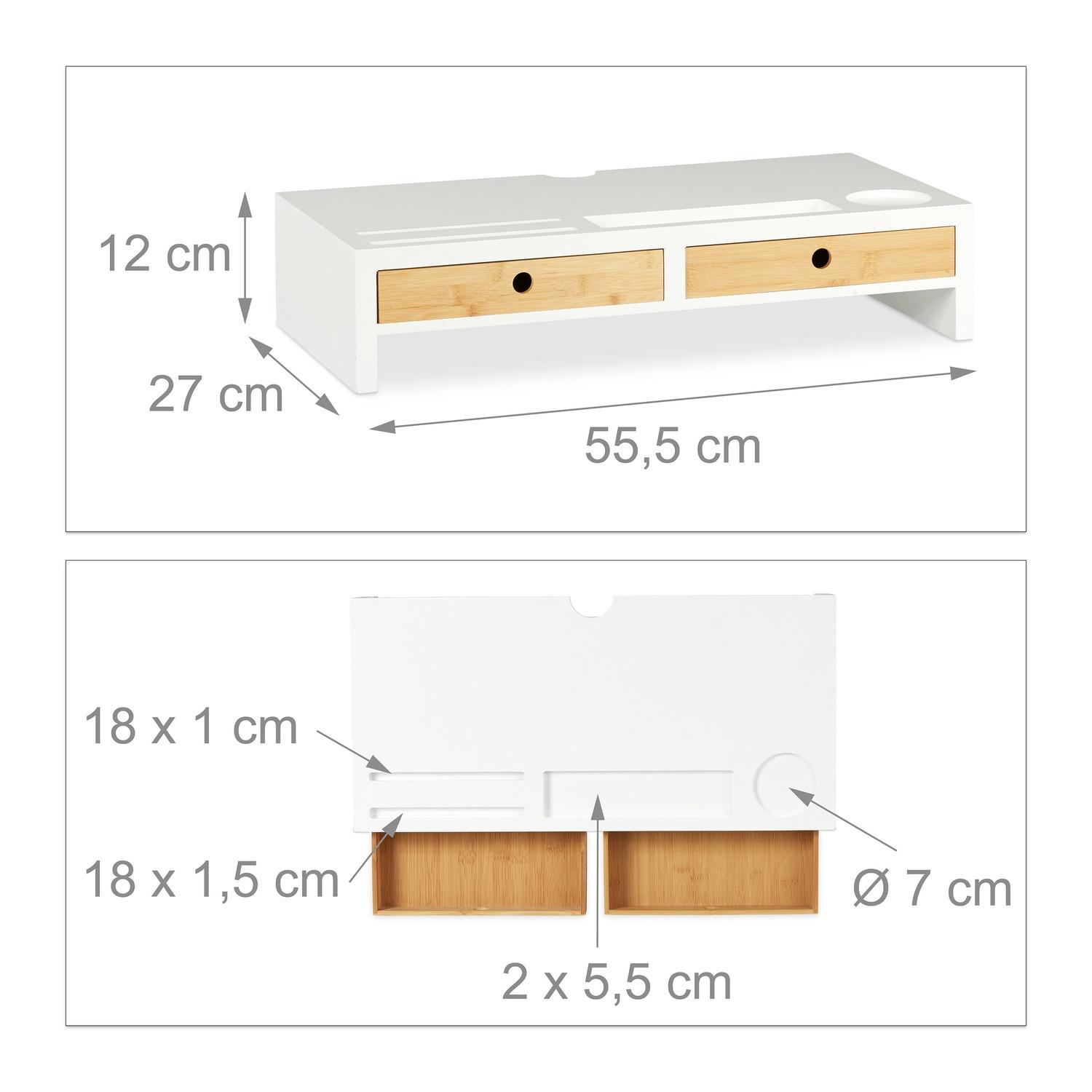 Northio Supporto per schermo con contenitore  