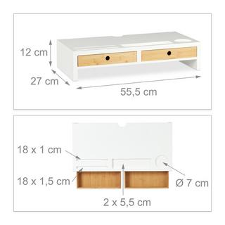 Northio Supporto per schermo con contenitore  