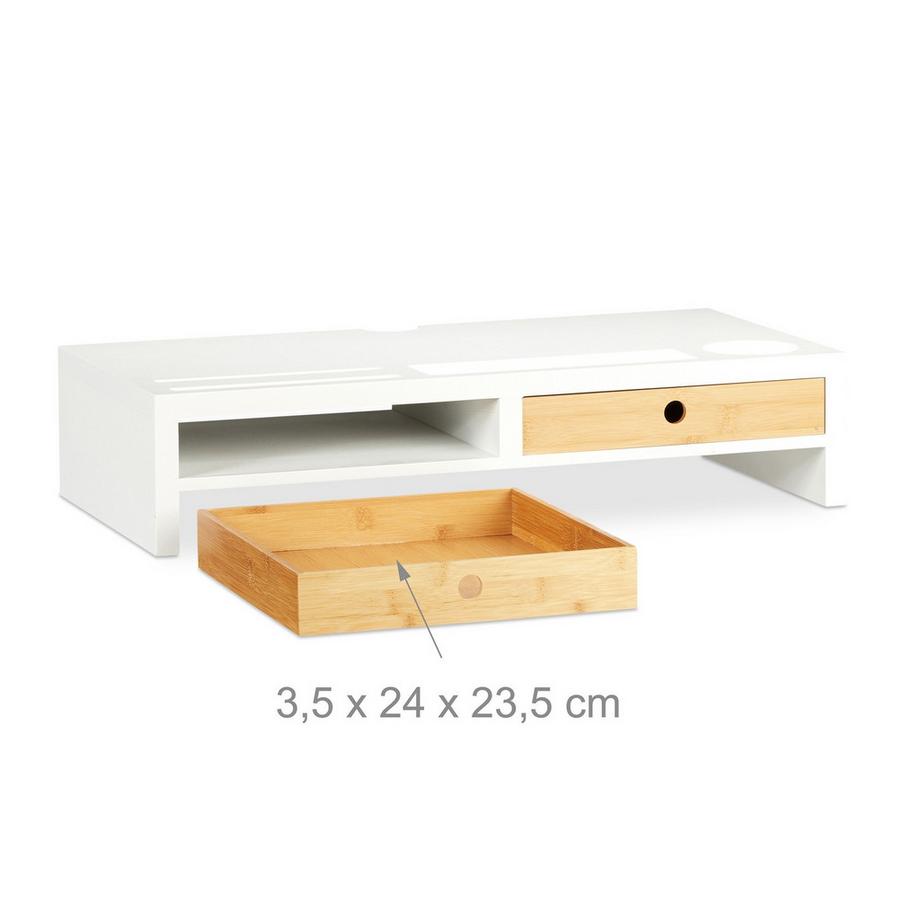 Northio Support d'écran avec rangement  