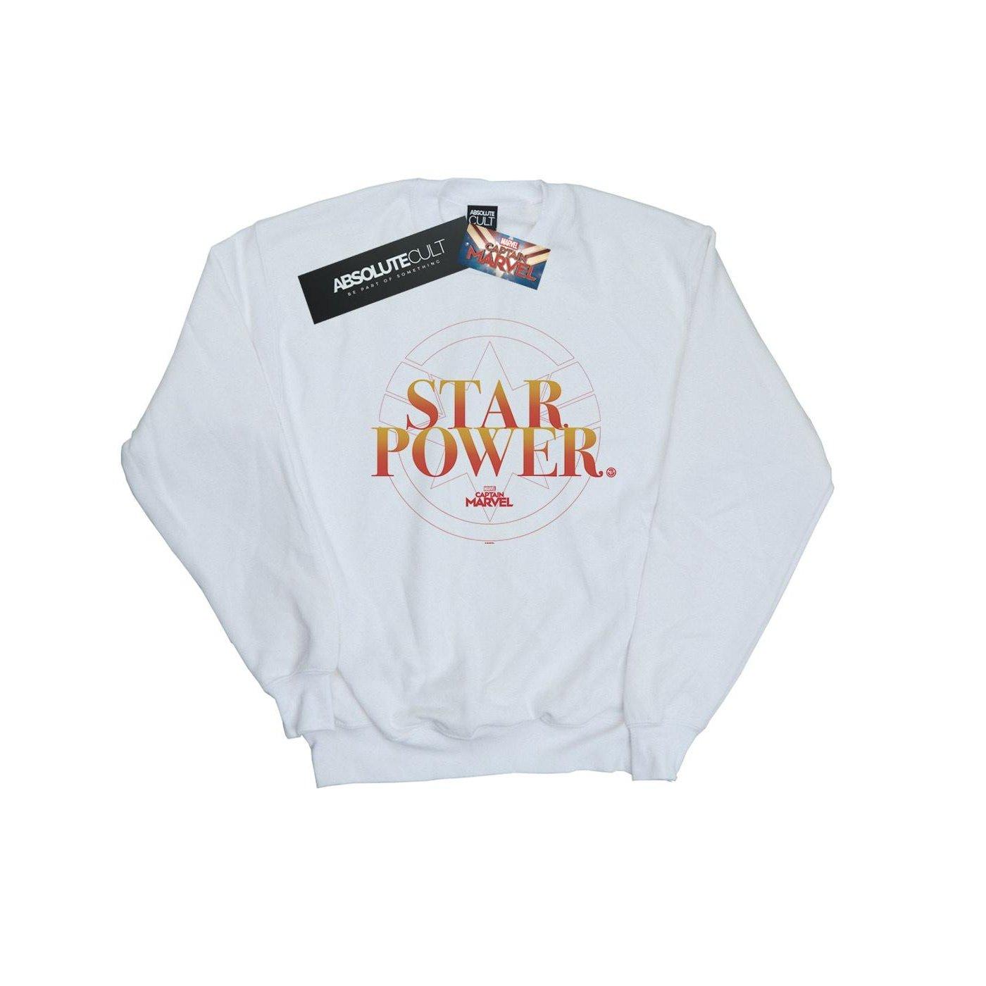 Image of Captain Star Power Sweatshirt Damen Weiss S