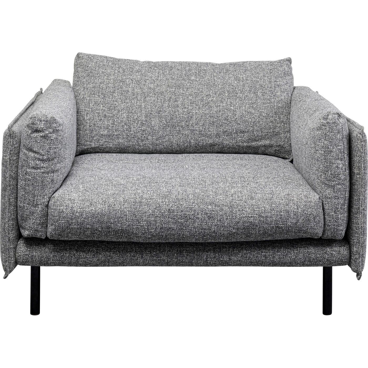 KARE Design Fauteuil gris Pola  