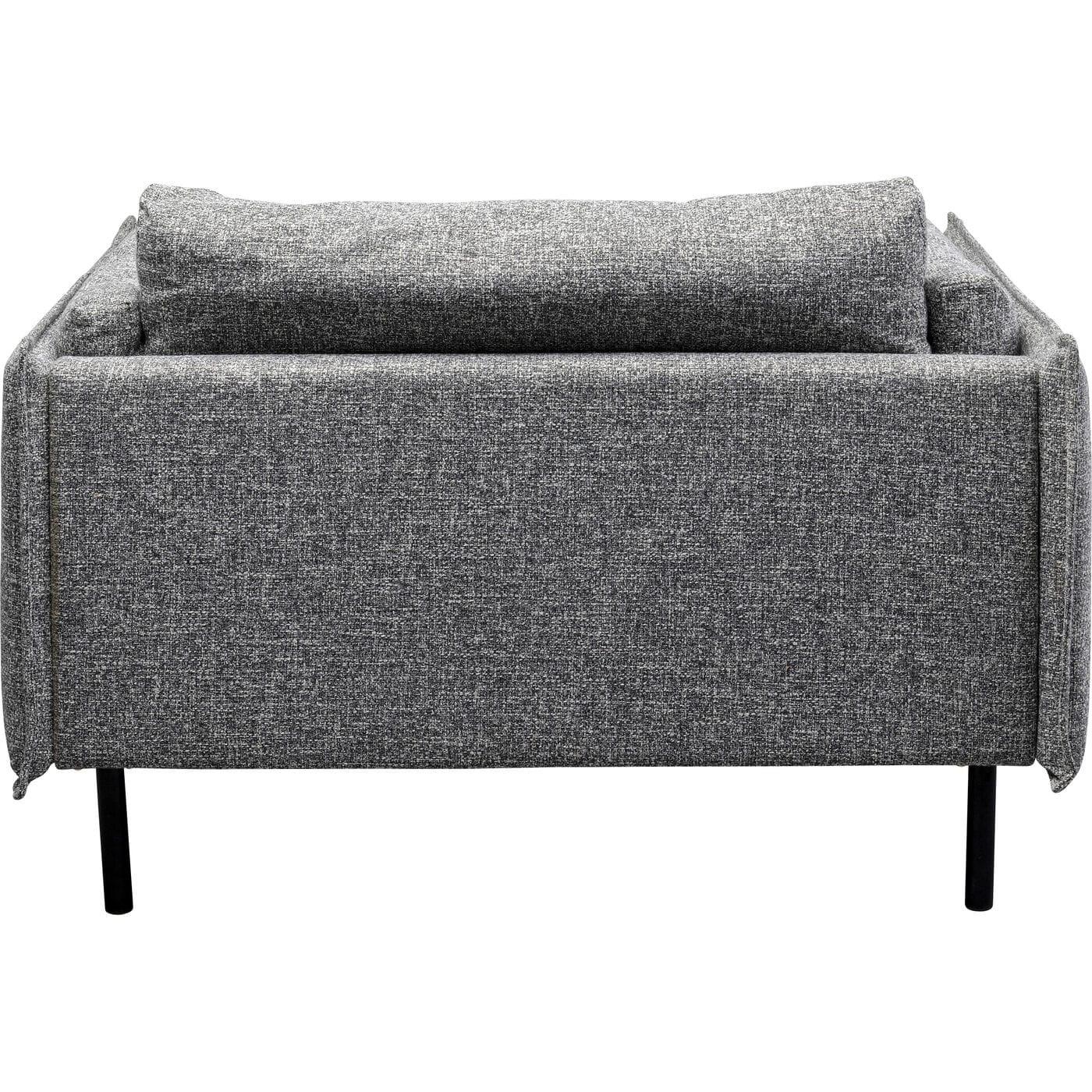 KARE Design Fauteuil gris Pola  