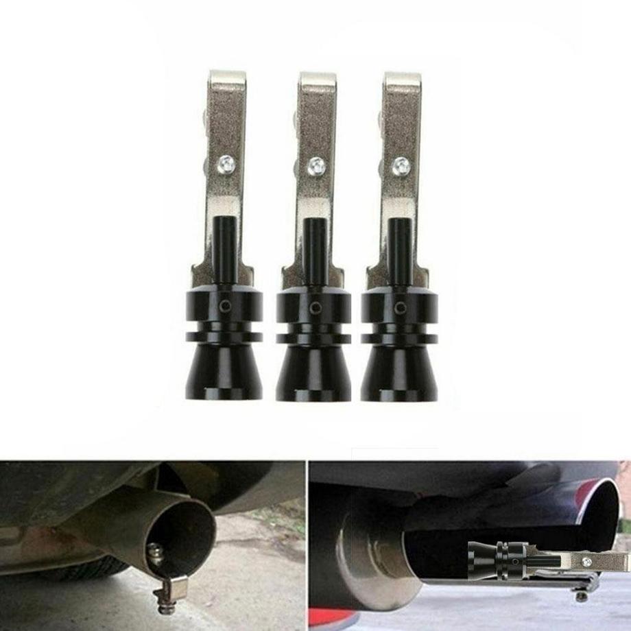 Northio  Sifflet turbo pour pot d'échappement - Medium - Noir 