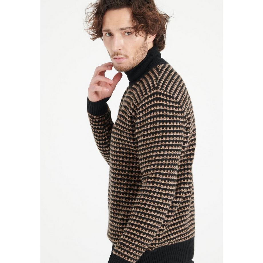 Studio Cashmere8 ZACH 3 Pull Col Rond 4 Fils Cachemire  