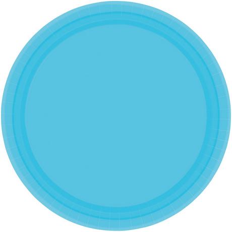 amscan Unifarben Teller, Papier 8erPack  