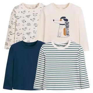 La Redoute Collections  4er-Pack Langarm-Shirts 