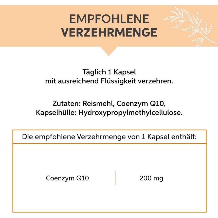 Eltabia  Coenzym Q10 Kapseln | 200mg 
