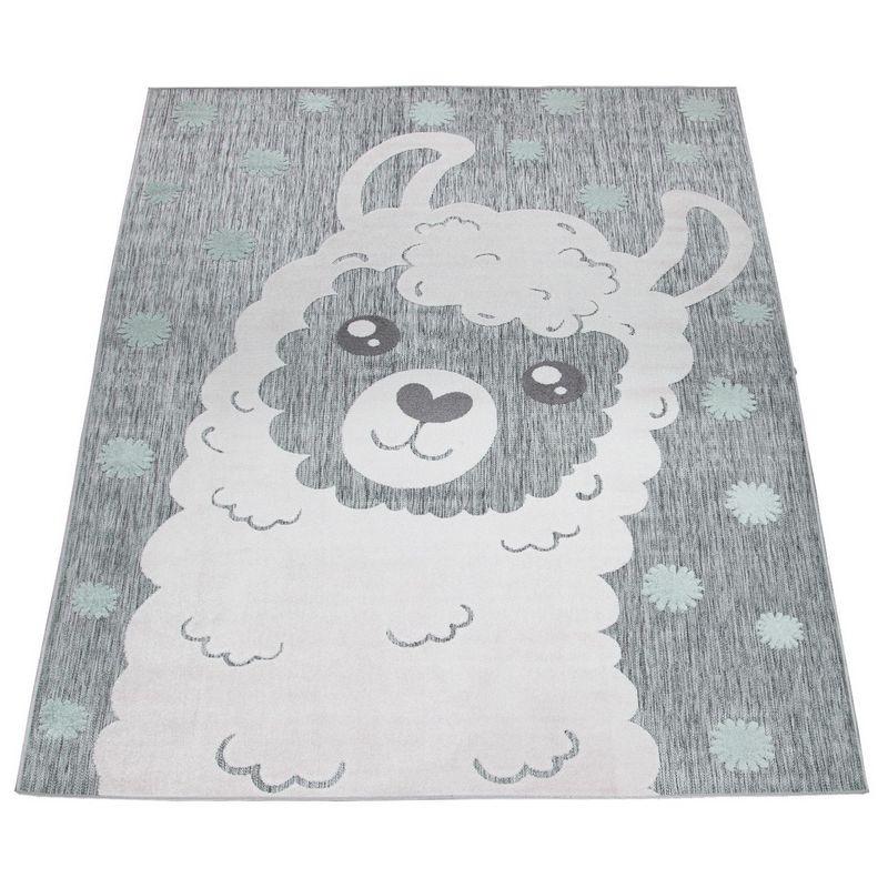Image of Kinder Teppich Kinderzimmer Spielteppich Lama Motiv Unisex 200X280CM