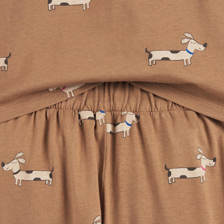 La Redoute Collections  Lot de 2 pyjamas 1 rayé et 1 imprimé teckel 