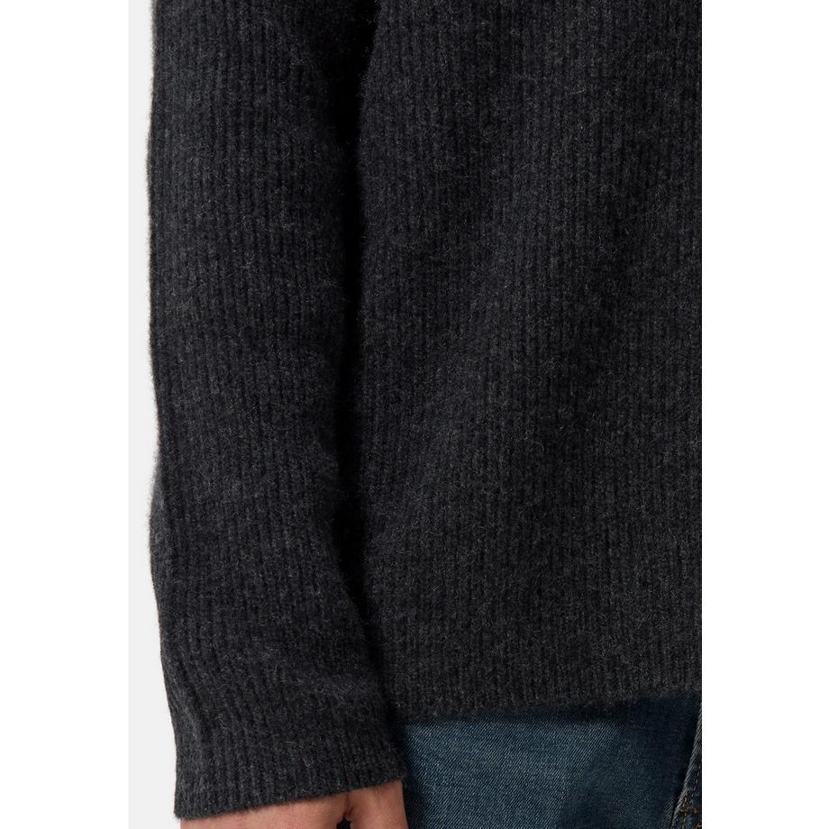 CASH-MERE.CH Pull ras du cou en laine et cachemire à grosses mailles  