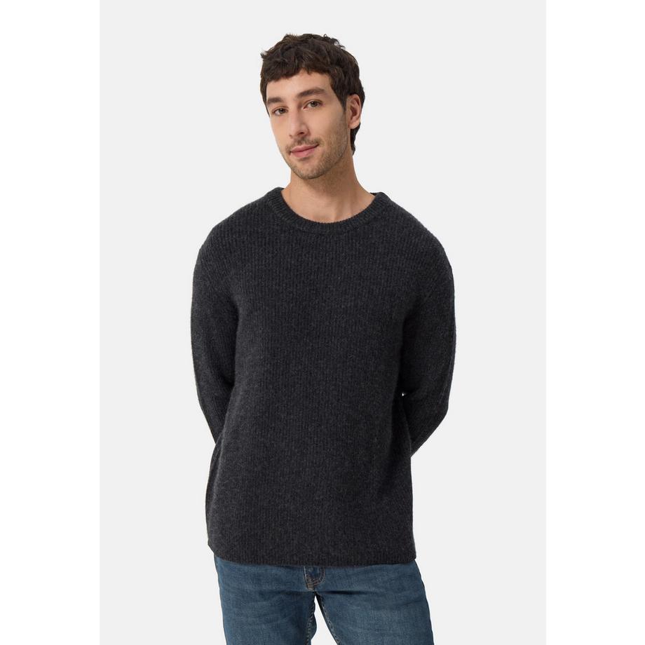 Grobgestrickter Wolle Kaschmir Rundhals Pullover