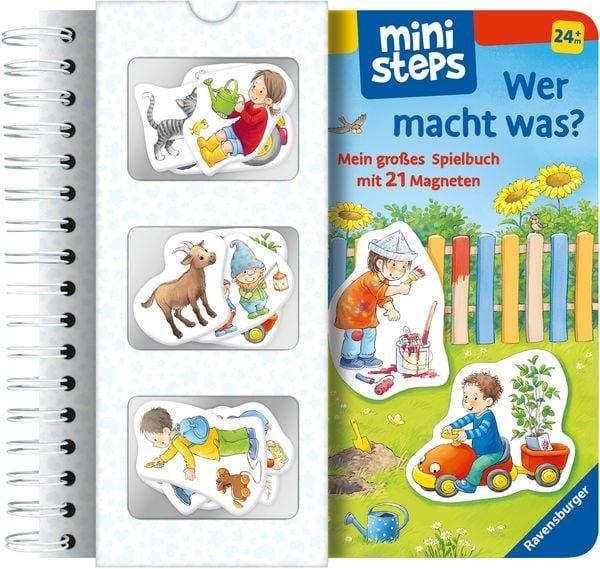 ministeps Wer macht was? Mein grosses Spielbuch Senner, Katja; Senner, Katja (Illustrationen) Copertina rigida 