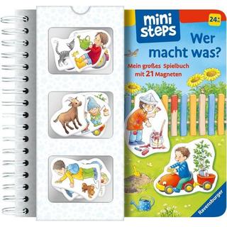 ministeps Wer macht was? Mein grosses Spielbuch Senner, Katja; Senner, Katja (Illustrationen) Copertina rigida 