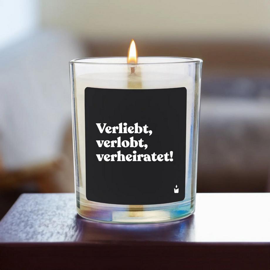 CandleHand Duftkerze Woody Verliebt, verlobt, verheiratet!  