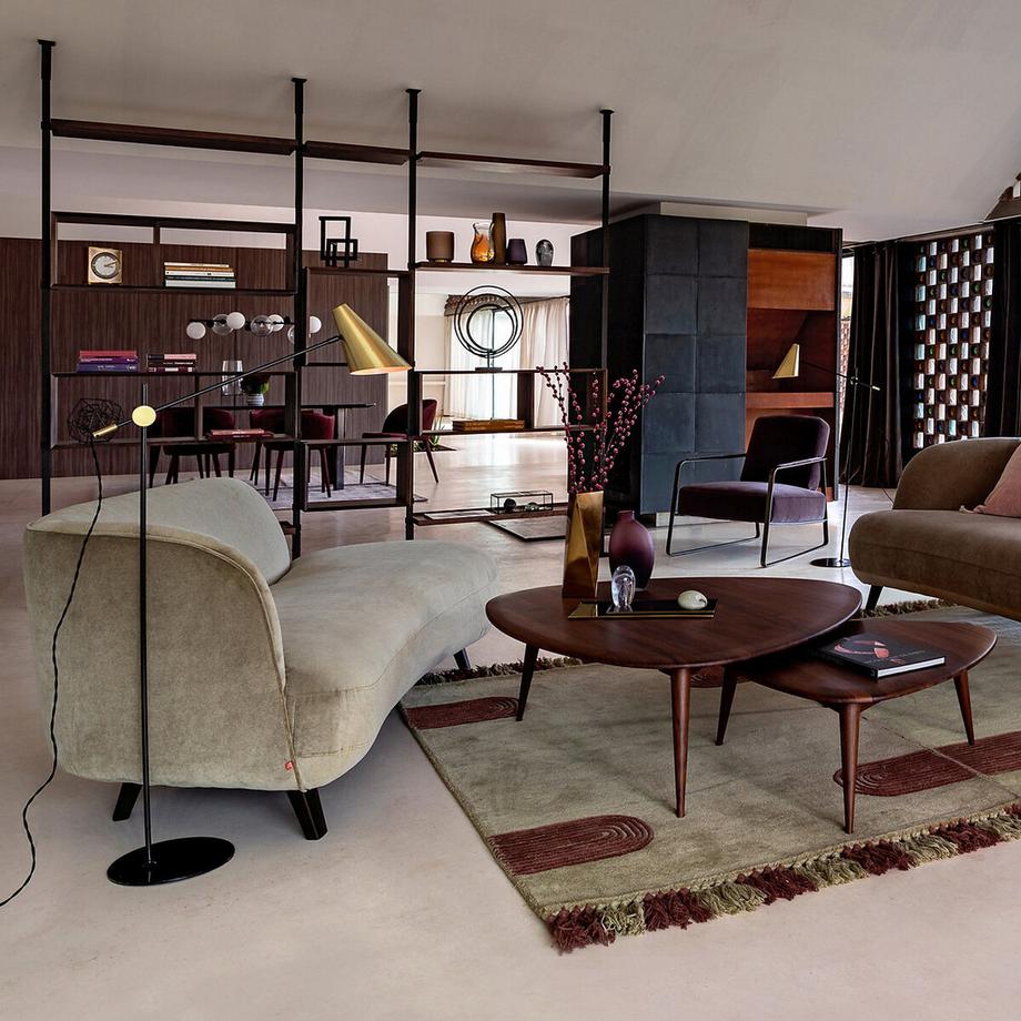 AM.PM Table basse noyer massif  