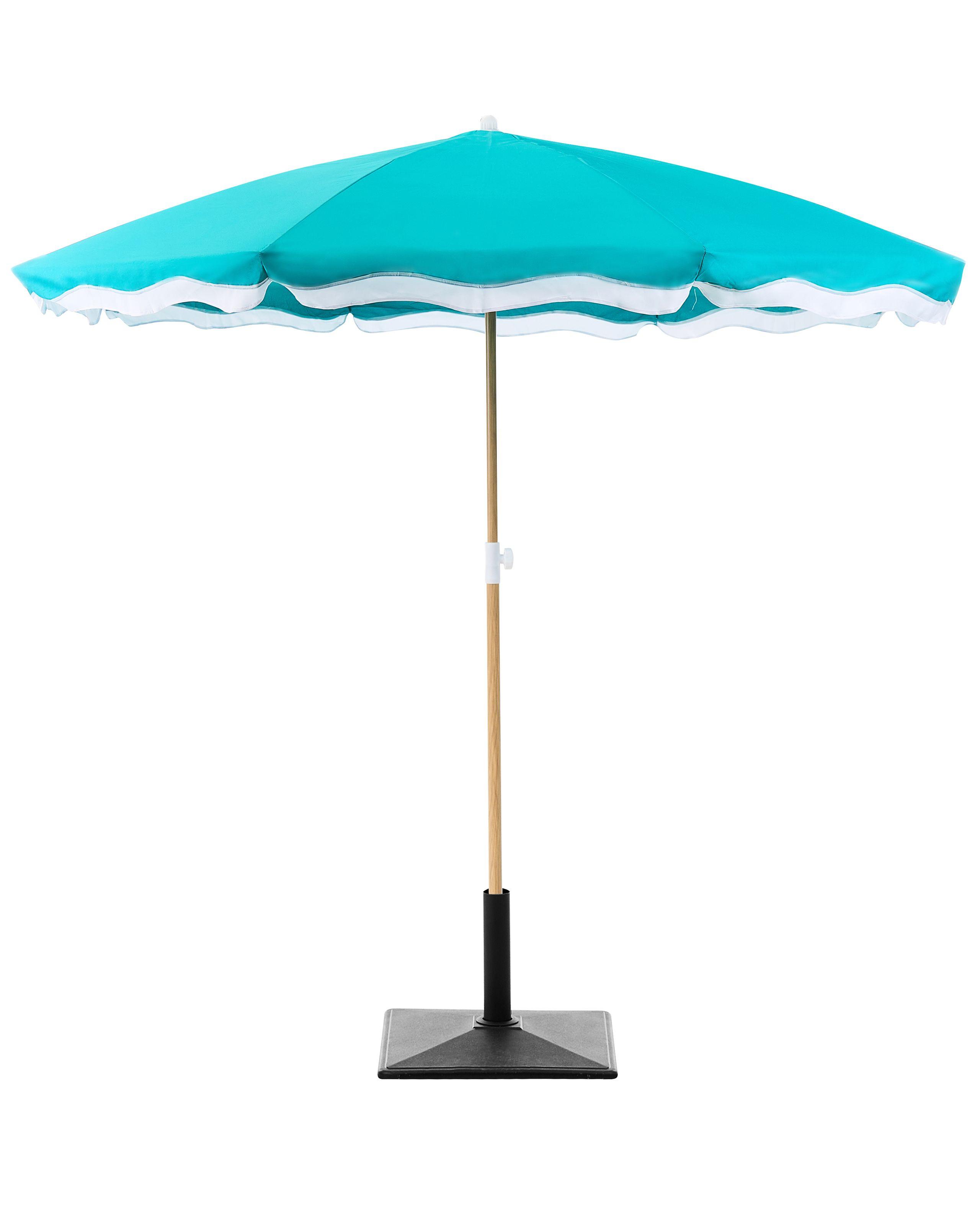 Beliani Marktschirm aus Stoff Klassisch SESTRIERE  