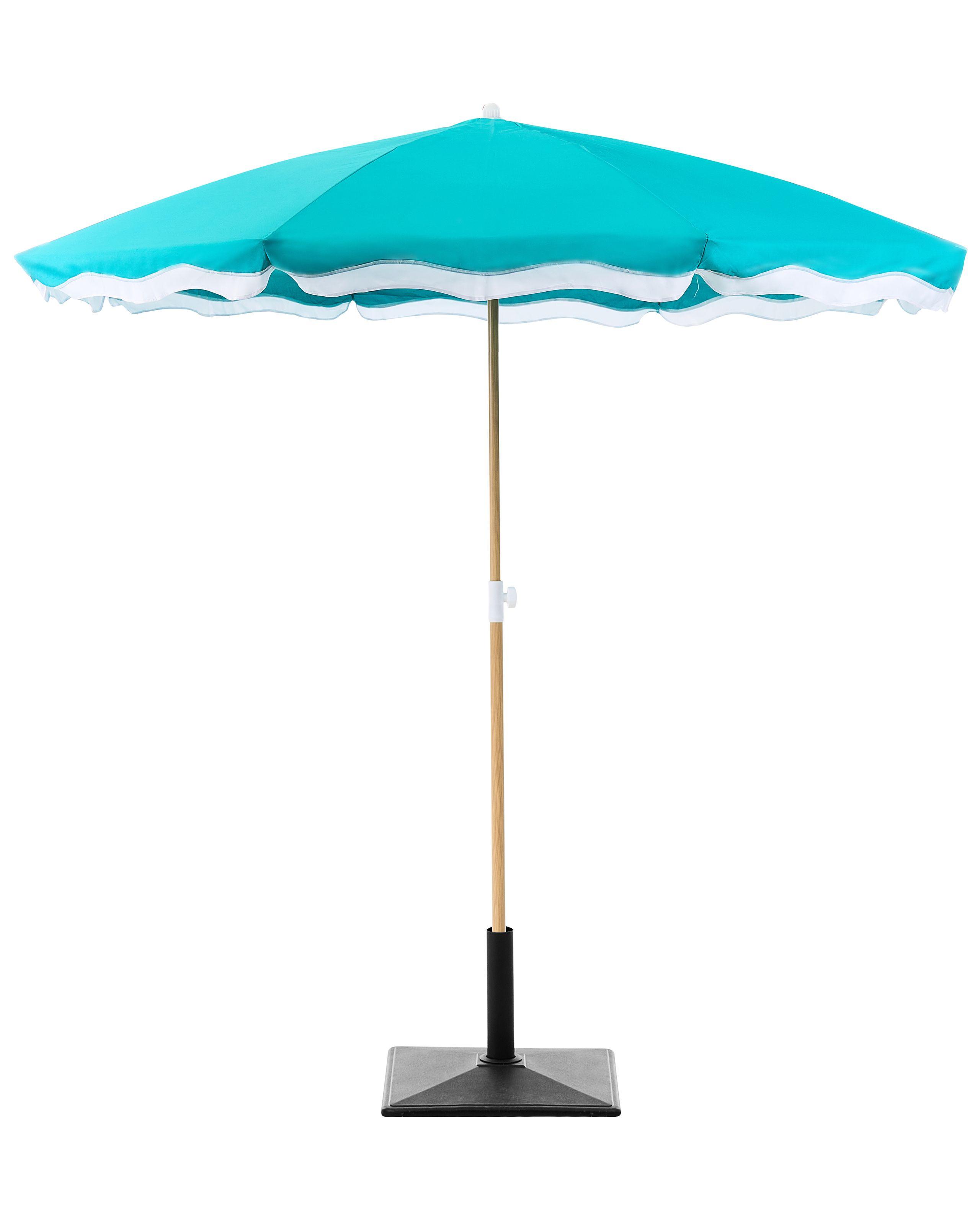 Beliani Marktschirm aus Stoff Klassisch SESTRIERE  