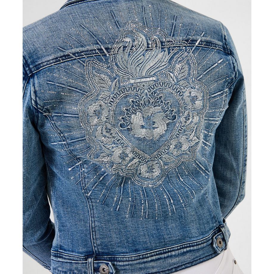 Joe Browns Veste Denim Stretch Brodé  