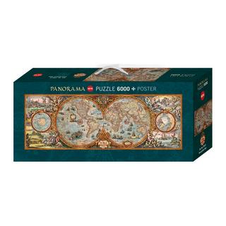 Heye  Puzzle Hemisphere Map (6000Teile) 