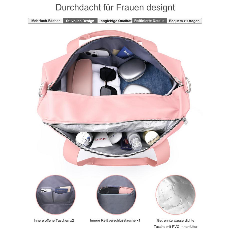 Only-bags.store Wasserdichte 25L Sporttasche für Sport und Reisen  