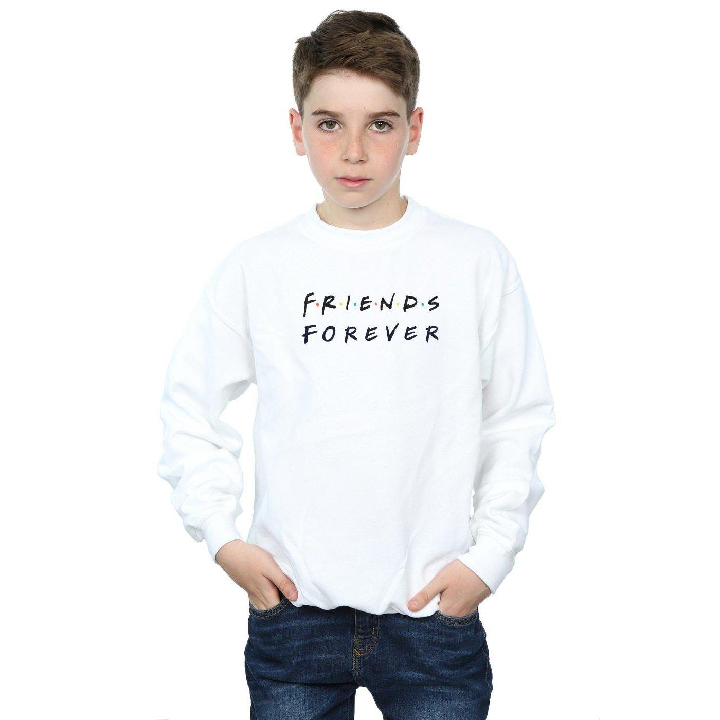 Image of Forever Logo Sweatshirt Jungen Weiss 116