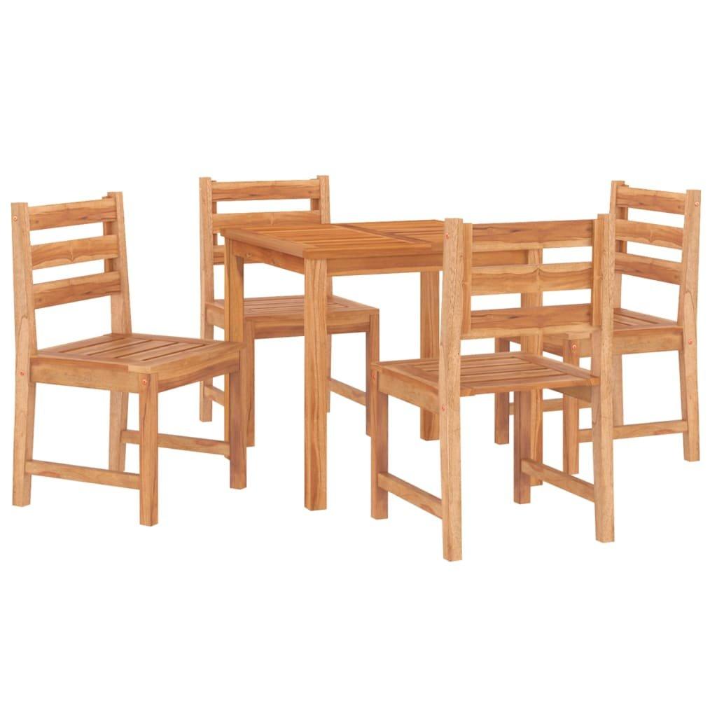 VidaXL set da pranzo da giardino Teak riciclato  