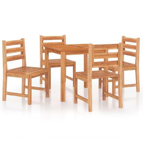 VidaXL set da pranzo da giardino Teak riciclato  