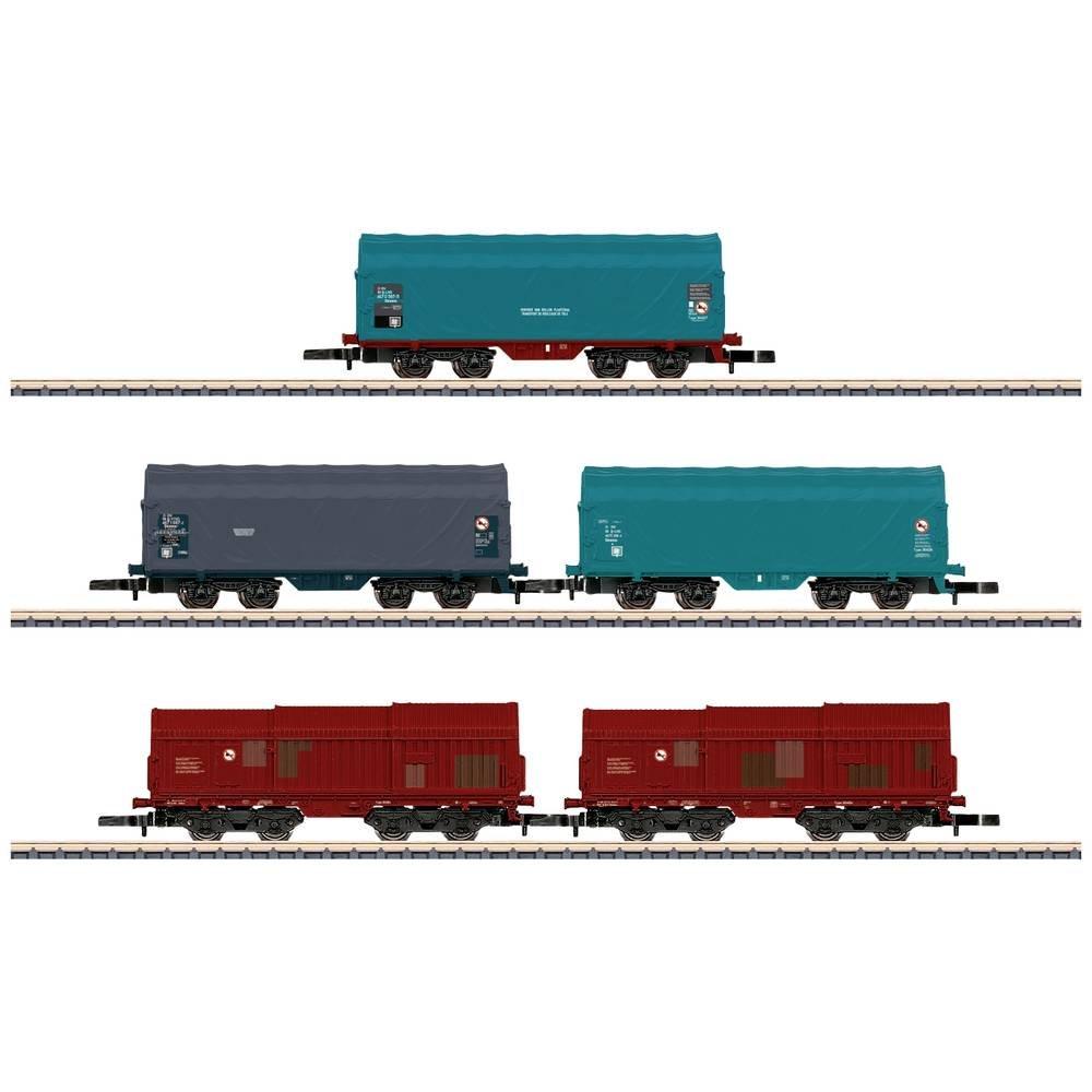 Image of Z 5er-Set Güterwagen der SNCB Multicolor