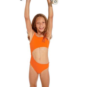 badeanzug, mädchen m zigzag spring