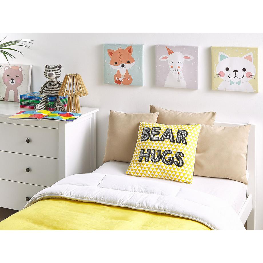 Beliani Dekokissen 2er Set aus Baumwolle Modern RADZKOT  