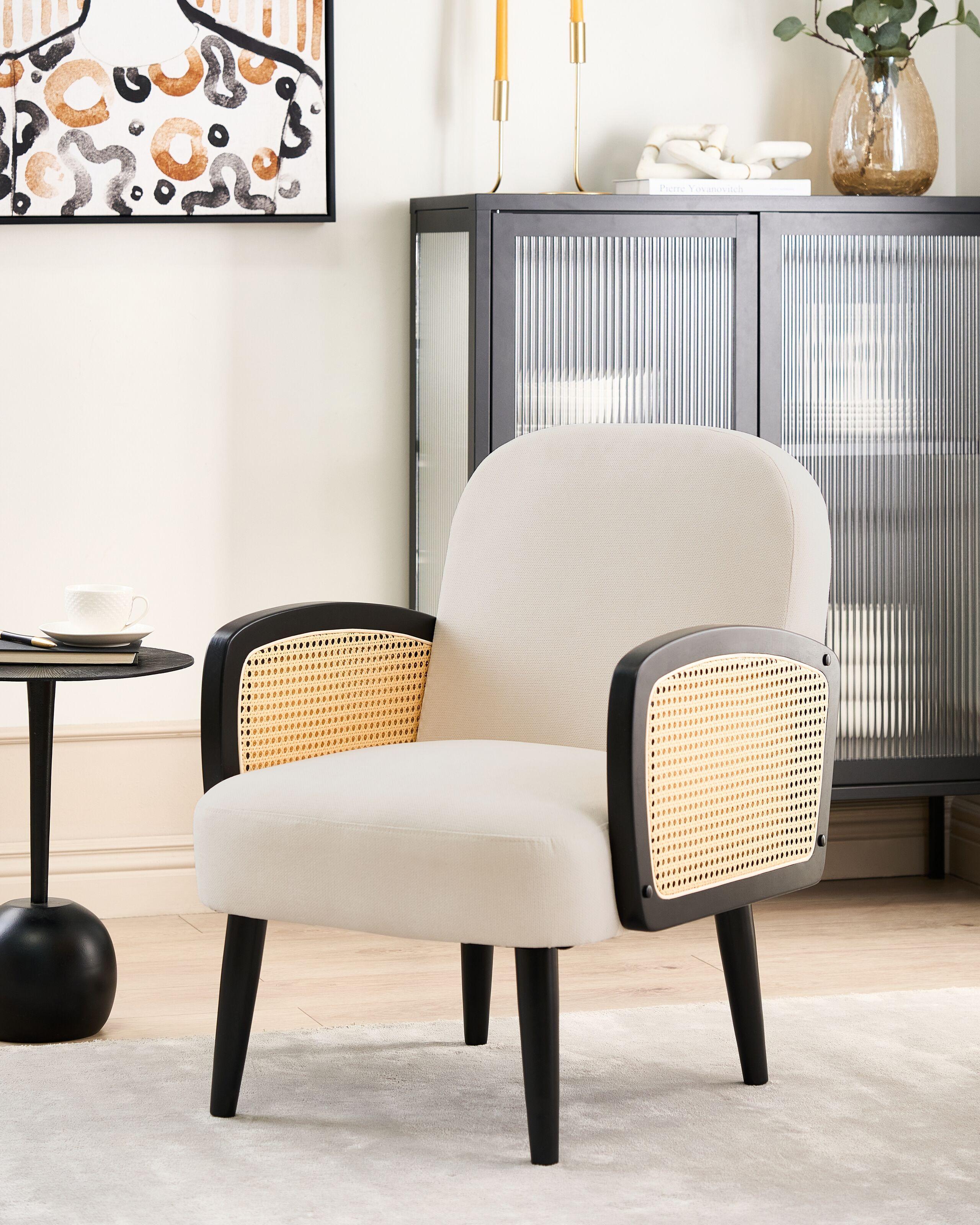 Beliani Fauteuil en Polyester Traditionnel DVENBERG  