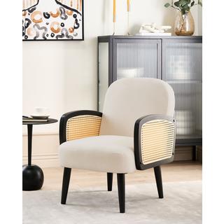 Beliani Fauteuil en Polyester Traditionnel DVENBERG  