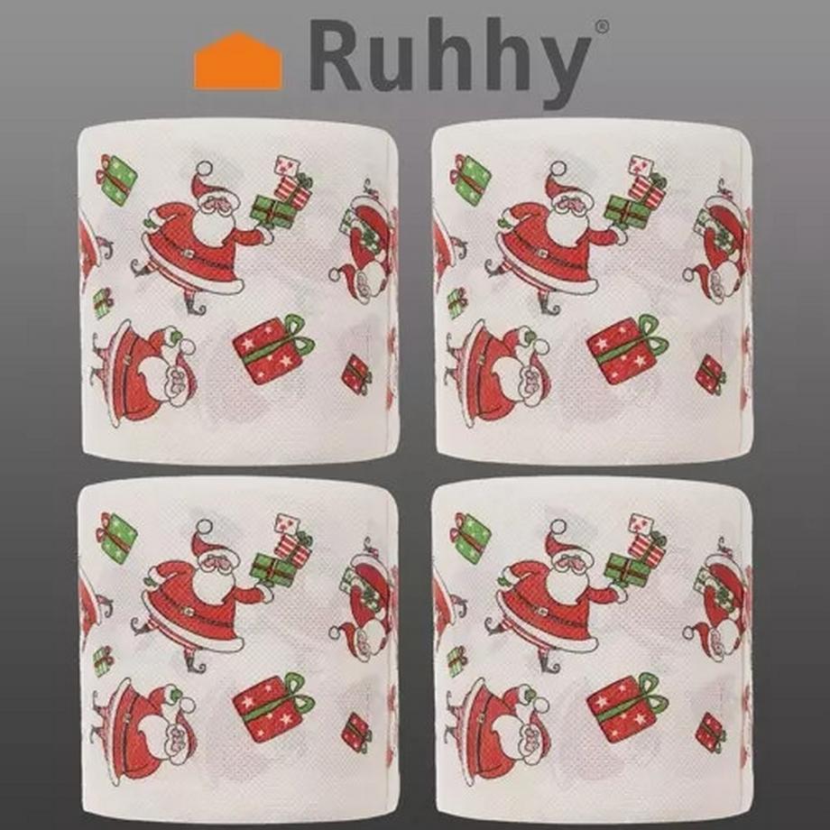 Ruhhy  Weihnachts-Toilettenpapier - 4 Stk. 20353 