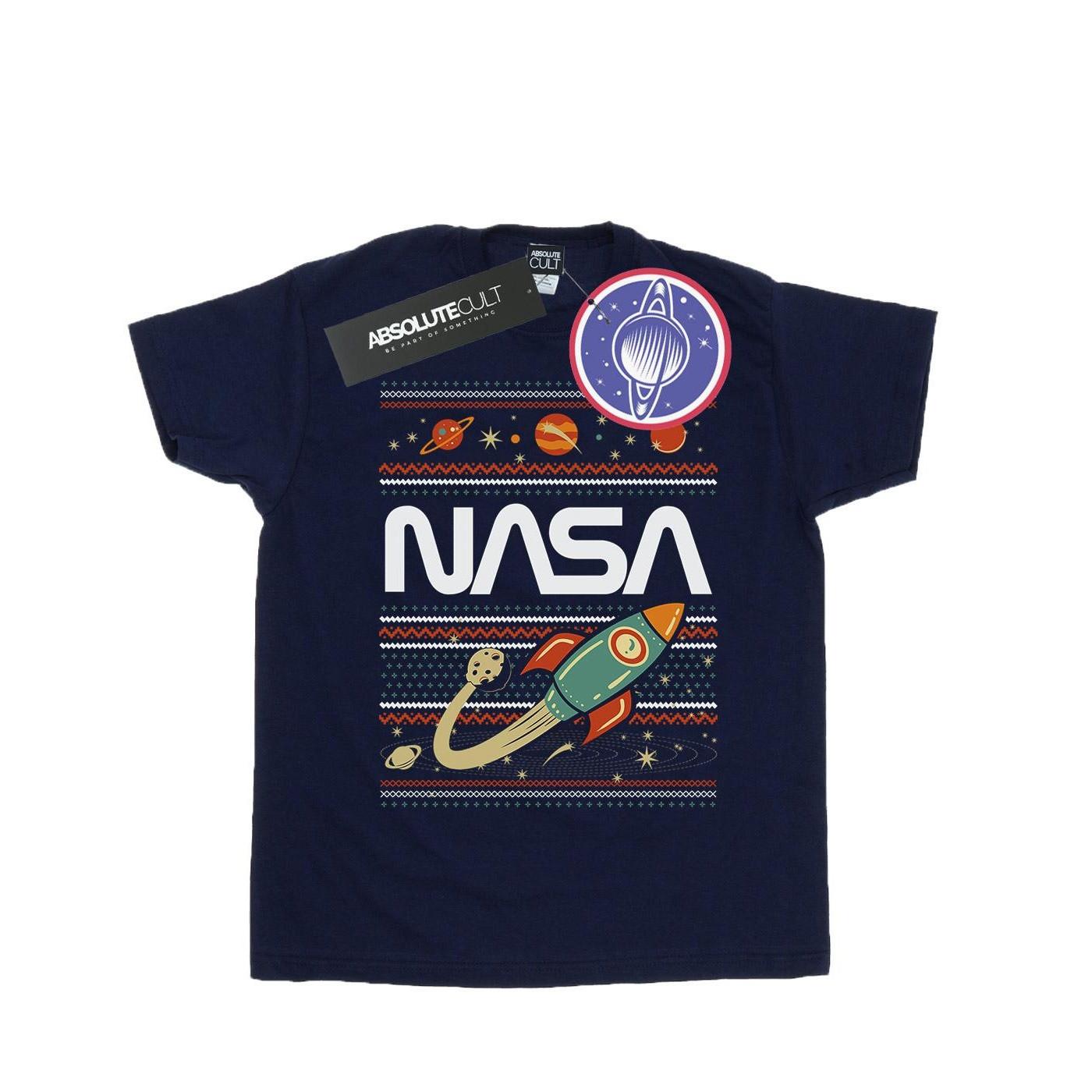 Image of Fair Isle Tshirt Jungen Marine 116