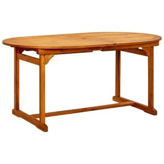 VidaXL Table de jardin bois d'acacia  