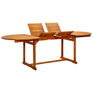 Table de jardin bois d'acacia