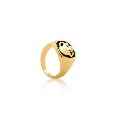 MUAU Schmuck  Bague héraldique en or jaune 750 