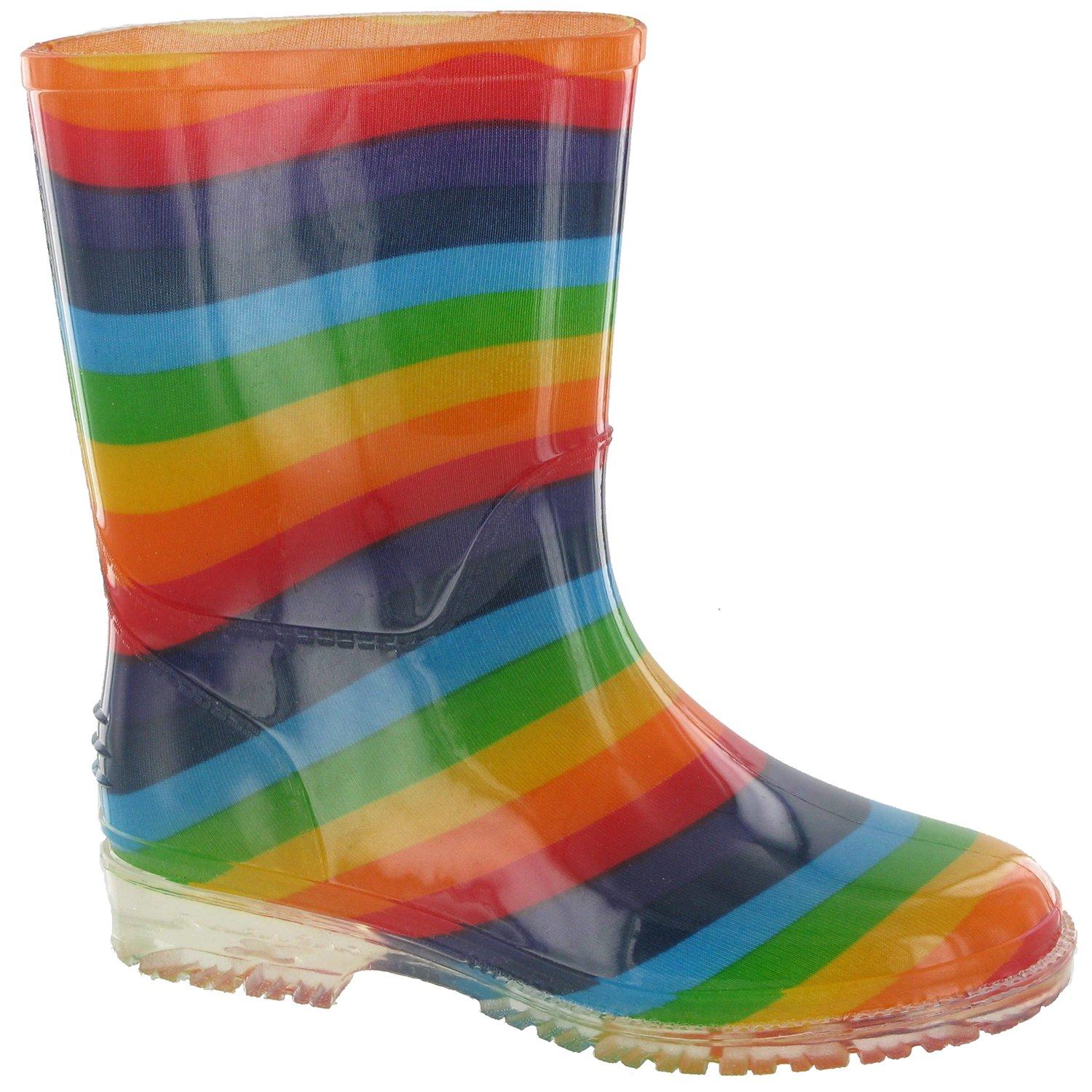 Image of Pvc Gummistiefel Regenbogen Unisex Multicolor 31