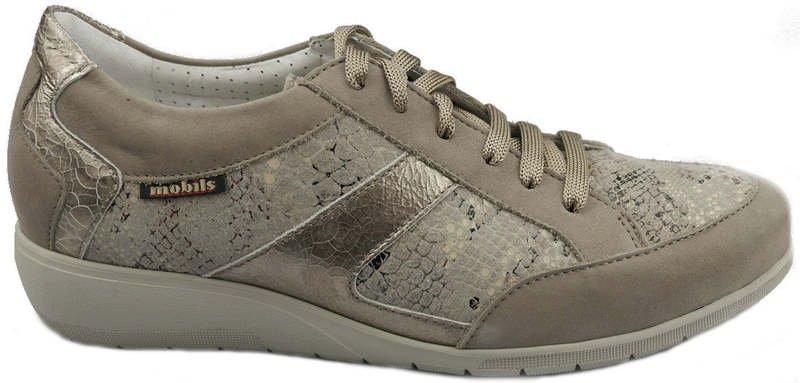 Image of Josefina - Leder Schnürschuh Damen Grau 40.5