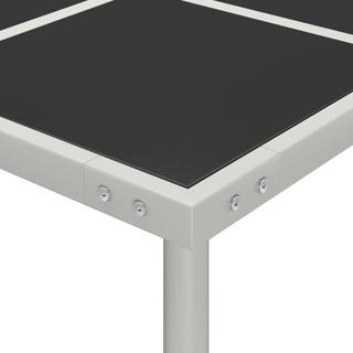 VidaXL Table de salle à manger verre  