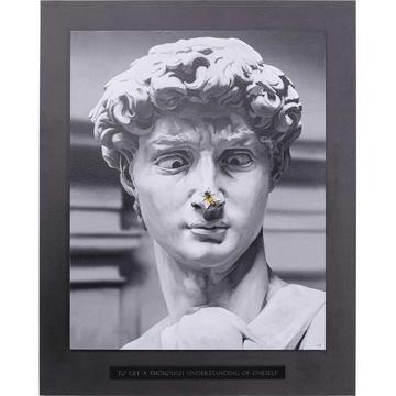 Tableau encadré Statue 100x125