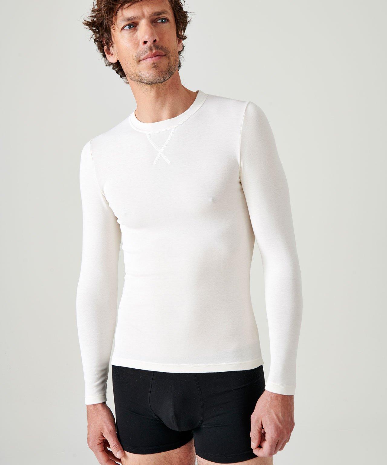 Image of T-shirt Mit Rundhalsausschnitt, Wärmegrad Intense 4. Herren Weiss XL