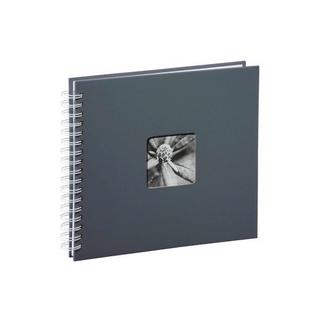 hama HAMA Spiralalbum Fine Art 2112 280x240mm,grau 25 Blatt, weiss  