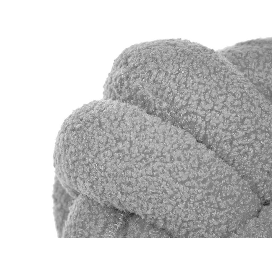 Beliani Lot de 2 coussins décoratifs en Bouclé Boho MALNI  