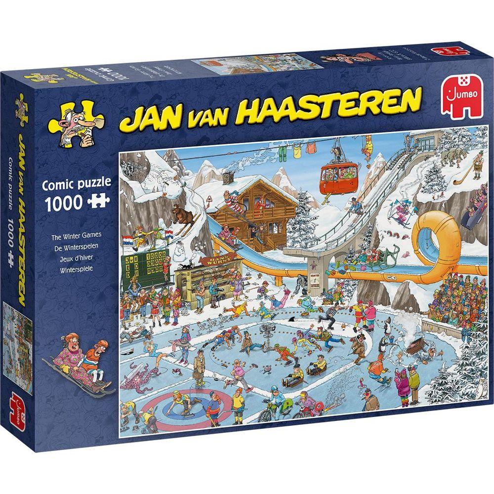 JUMBO  Jan van Haasteren - Die Winterspiele - 1000 Teile Puzzle 