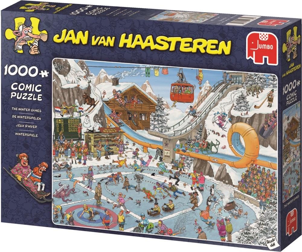 JUMBO  Puzzle Die Winterspiele (1000Teile) 